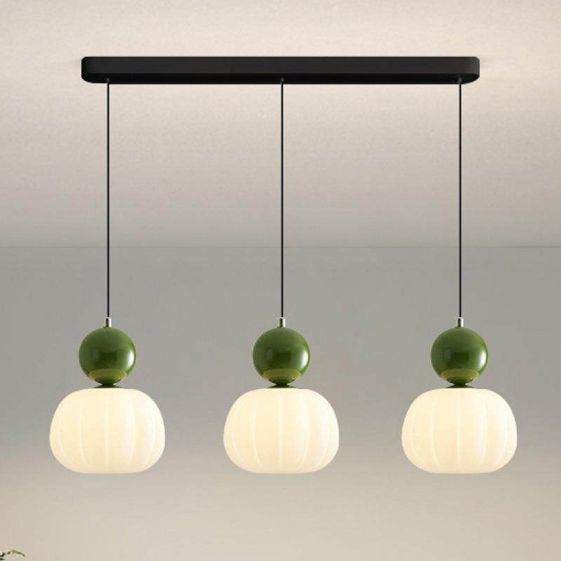 餐厅灯吊灯奶油风网南红小瓜创头751三饭意厅灯全光谱护眼长条吧,淘宝优惠券,粉丝福利购,淘宝优惠卷