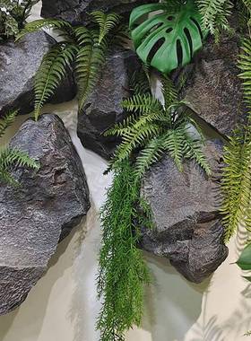 庭饰tj#j#%sd院装泡沫假石头内软装造景假山摆室件悬浮PU材质石悬