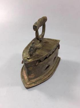 公鸡家摆件斗烫斗铜器熨斗居民国古杂项怀旧复烫古物玩件XX老式