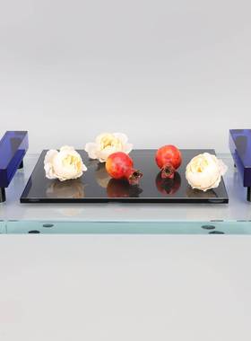 欧式创意晶琉璃托0596盘样房楼部书房客售厅水餐厅桌板面玄关饰品