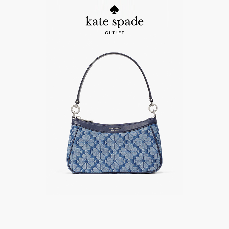 【圣诞礼物】kate spade ks奥莱spade flower 老花单肩手提腋下包 - 图3
