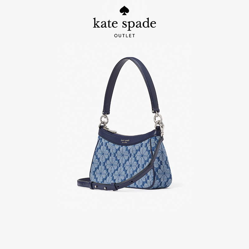【圣诞礼物】kate spade ks奥莱spade flower 老花单肩手提腋下包 - 图2