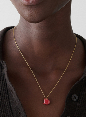 【2025新款】kate spade ks奥莱Amour爱心吊坠项链