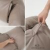 Bedside pillow soft d bag neck and waist protector large back cushion bed pregnant women breastfeeding sofa bay window reading waist detachment