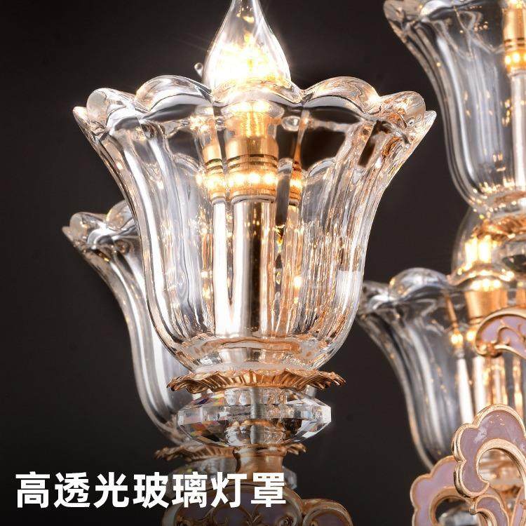 吊灯客厅灯欧式奢华大气水晶2025889新款创灯意轻奢卧室餐厅年具 - 图2
