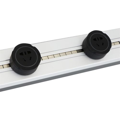 可移动电力轨道插座厨房客厅无线不带线排插接线板电力滑轨磁吸 - 图3