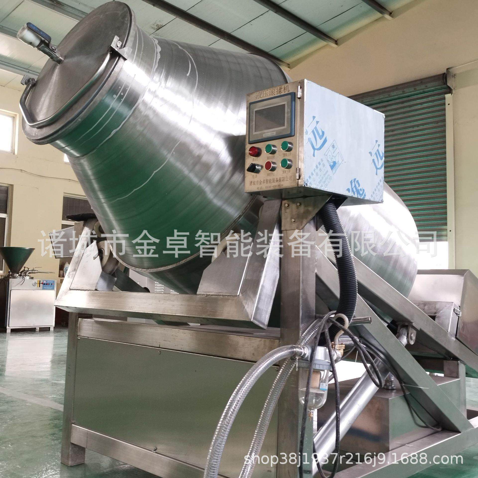 牛羊排腌制机升降滚揉机液压倾斜倒料滚揉设备304食品级不锈钢,淘宝优惠券,粉丝福利购,淘宝优惠卷