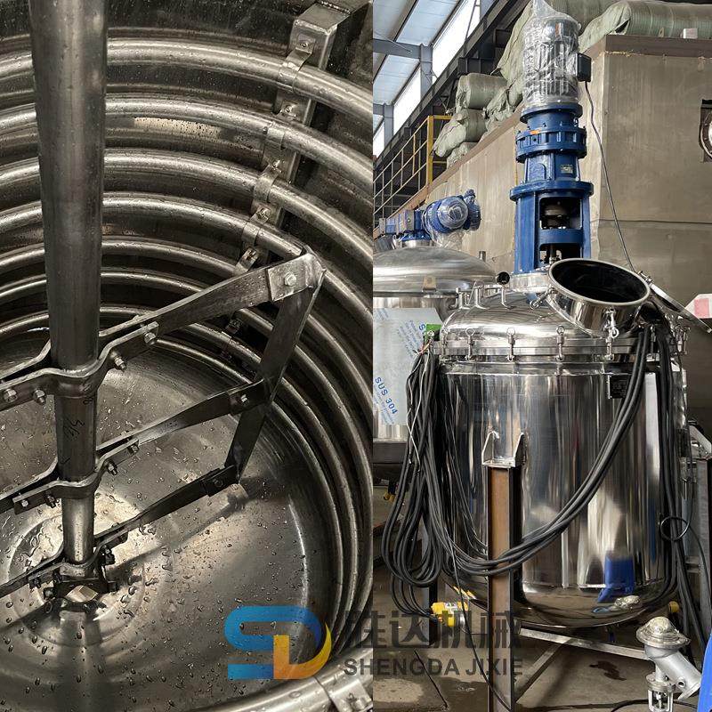 不锈钢电加热搅拌罐胶水树脂液体搅拌桶食品饮料冷热缸加热反应釜,淘宝优惠券,粉丝福利购,淘宝优惠卷