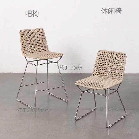 户编藤沙发露椅外店大堂花TFJ2001园编绳庭院酒民宿别墅天北欧室,淘宝优惠券,粉丝福利购,淘宝优惠卷