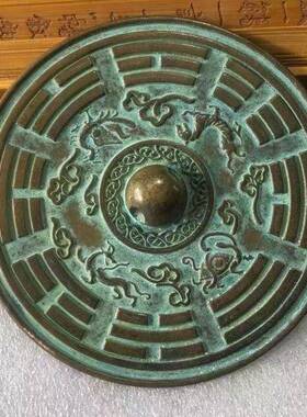 铜镜摆件进宝出128入平安家四图大神兽案居工摆件鉴艺赏收藏