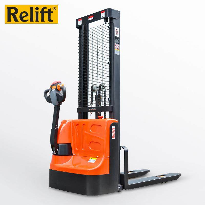 锐励小型全电动堆高车1吨全自动液压叉车全电动托盘堆高机升降车,淘宝优惠券,粉丝福利购,淘宝优惠卷