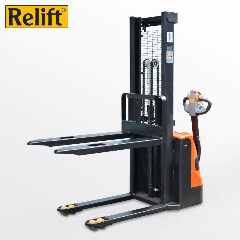 锐励小型全电动堆高车1吨全自动液压叉车全电动托盘堆高机升降车,淘宝优惠券,粉丝福利购,淘宝优惠卷