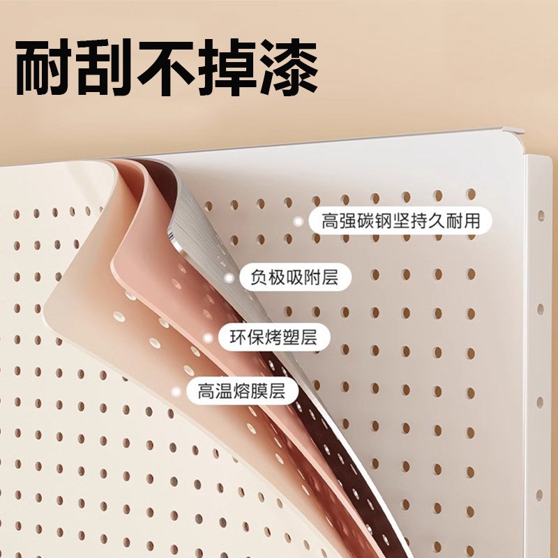 Desktop hole board storage rack without punching vertical student desk computer J computer desktop storage and organization shelf display