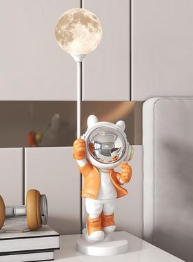 比太空人宇航员桌面装饰品心装摆SKD6176件小灯卧夜室客厅饰品新