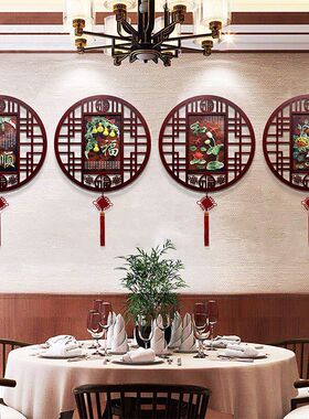客厅装饰画电视沙发背景墙面壁画过道走廊中式玄关餐厅挂画中国风