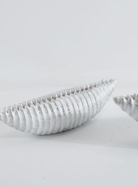 现代复风穿行盆做古旧创意玄关摆件GD-H115摆家酒居客厅电视柜装