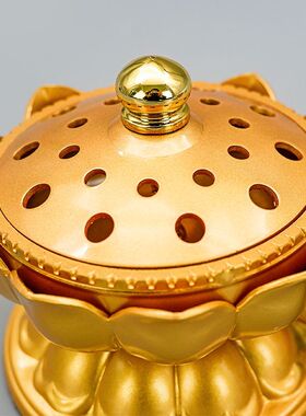 法鼓山合金手炉法器盘香线香竹签香多功能手炉手持手拿香炉