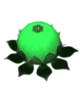 莲夜宝夜光球夜明光珠合室金镶嵌宝莲WPP立体卧玄关装饰品摆件高