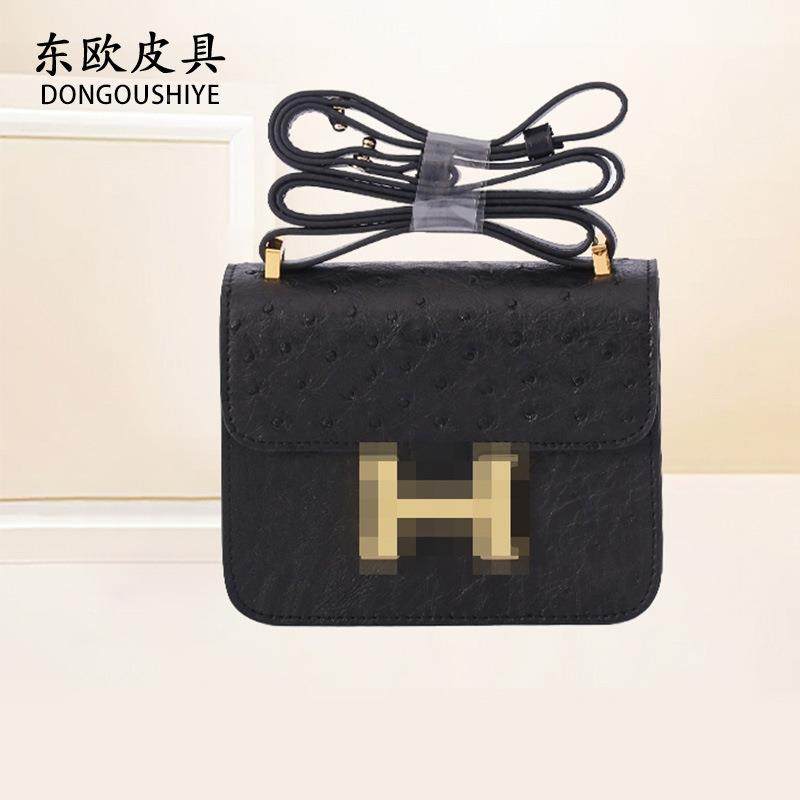 新ZFG款鸵鸟皮迷你HK扣小方包创意可爱零钱包源头K工高厂级感小废,淘宝优惠券,粉丝福利购,淘宝优惠卷