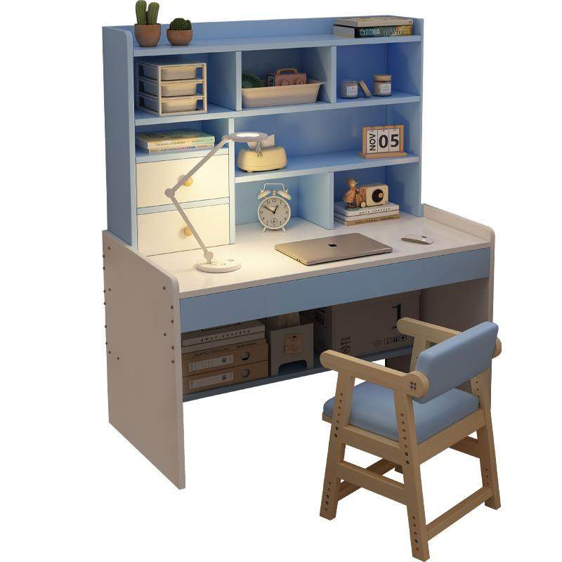 书桌书书柜一体桌HYJ子现代简约习桌椅组合电脑桌架卧室学写学字,淘宝优惠券,粉丝福利购,淘宝优惠卷