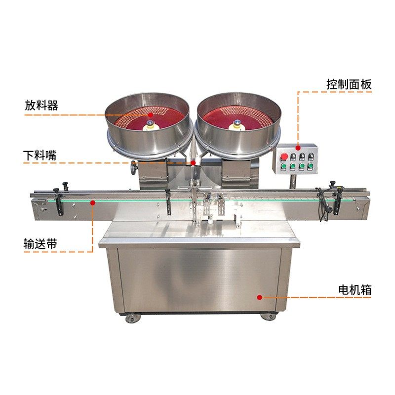 厂家SP500双盘升级款半自动胶囊数粒机糖果药片数片机制药装瓶机,淘宝优惠券,粉丝福利购,淘宝优惠卷