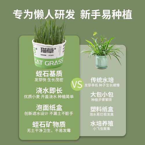 鹦鹉麦芽草粮大麦种子鹦鹉啃咬饲料鸟草盒零食促进消化解闷防啄毛 - 图3