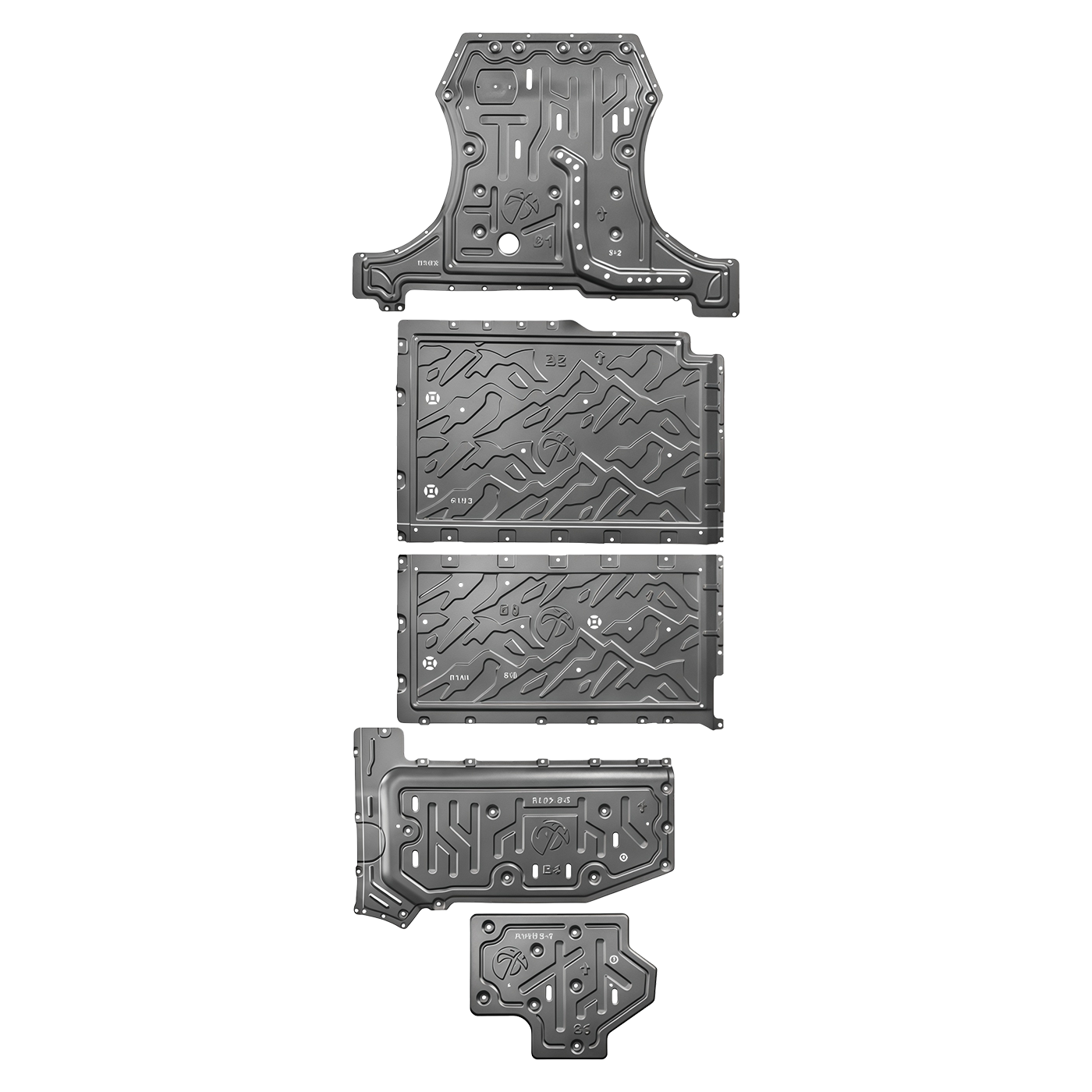 25款尊界S800增程版发动机电池油箱专用底盘护板装甲原车改装防护 - 图3