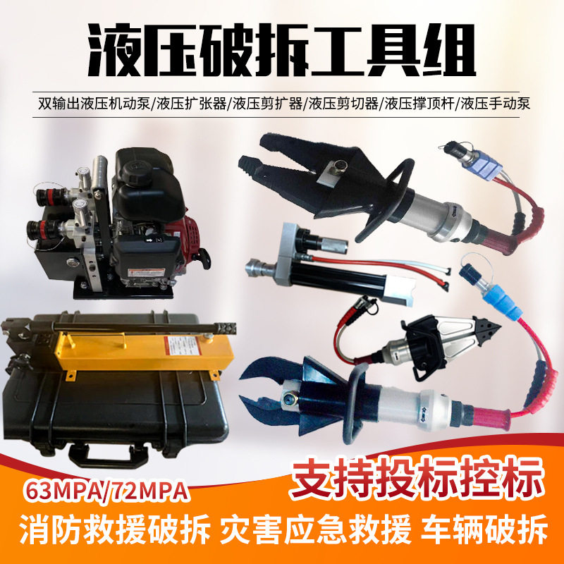 液压破拆工具组剪切钳 GYJQ-28-10/125液压剪切器开口距离168mm - 图0