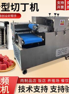 全自动鲜肉切丁机肉类电动切块机商用切鸡胸肉机牛羊鸡鸭肉切丁机