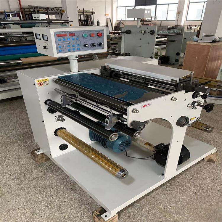 600离膜纸分切机电子材料PET不干胶标签分条机无纺布砂纸分切机 - 图2