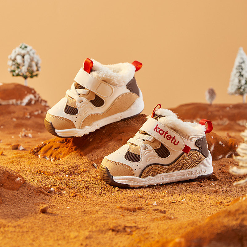 卡特兔婴幼儿学步鞋男女宝宝鞋子秋冬新款机能鞋加绒加厚儿童棉鞋,淘宝优惠券,粉丝福利购,淘宝优惠卷