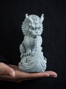 造青CSZW-BJA砂石国潮风吸水兽创意家居厅关工玄艺装饰品水族鱼缸