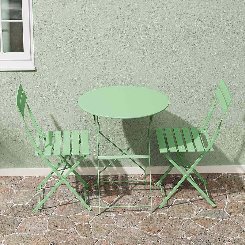 阳台桌椅装茶桌组合休FWY闲区布置套折叠小露圆桌花园铁户外庭院,淘宝优惠券,粉丝福利购,淘宝优惠卷