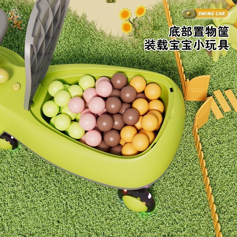 扭扭车儿童1一3岁男宝宝女溜溜车摇摇摆大人可坐防侧翻玩具妞妞车,淘宝优惠券,粉丝福利购,淘宝优惠卷