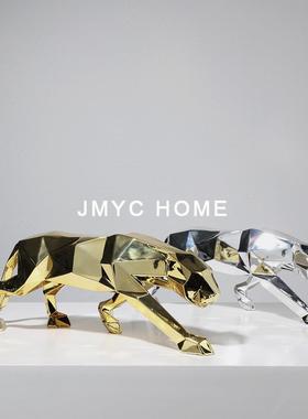 轻奢现代创USI意豹子红酒摆居件家客厅酒柜电视柜吧台玄架饰餐厅