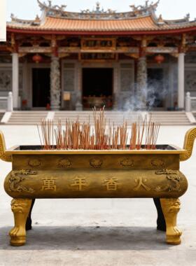 铸铁碳钢大香炉鼎寺庙祠