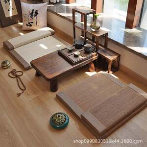 天然竹tj#$*&sd丝打坐垫禅坐垫家用静冥想垫日式蒲团坐家修用墩茶