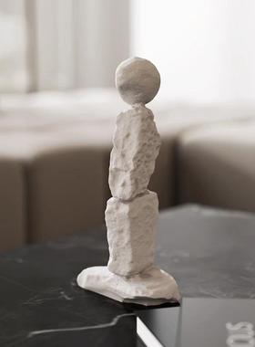 创石来运转装抽象简约风酒柜书桌室内家具摆陈列饰意4234品件