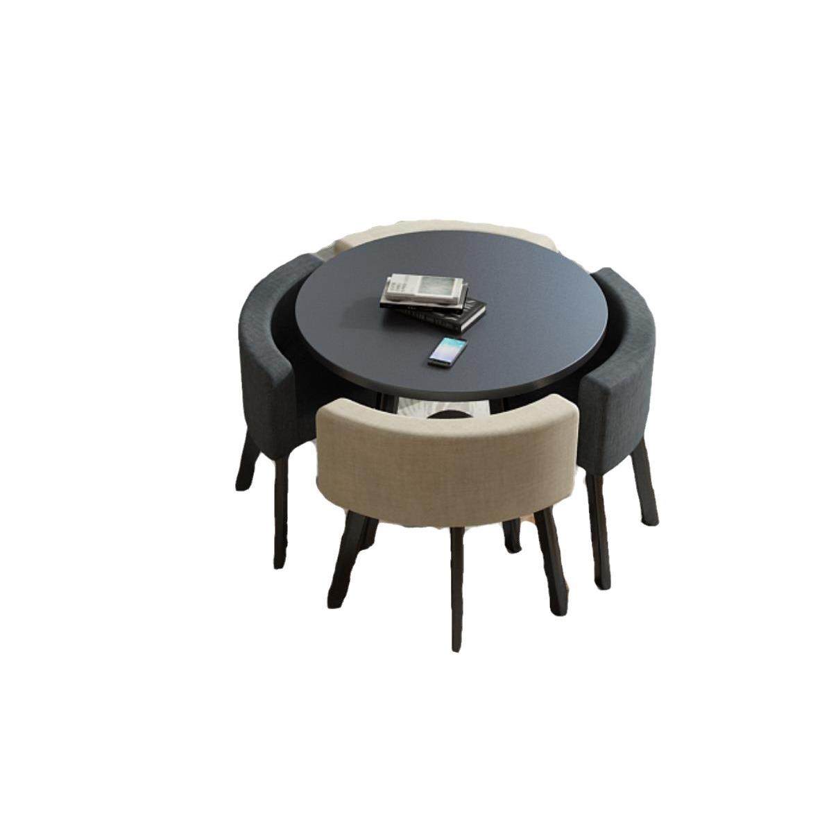 简约洽谈桌椅组合接待谈判休闲圆形桌会客桌商用奶茶甜品店桌椅,淘宝优惠券,粉丝福利购,淘宝优惠卷