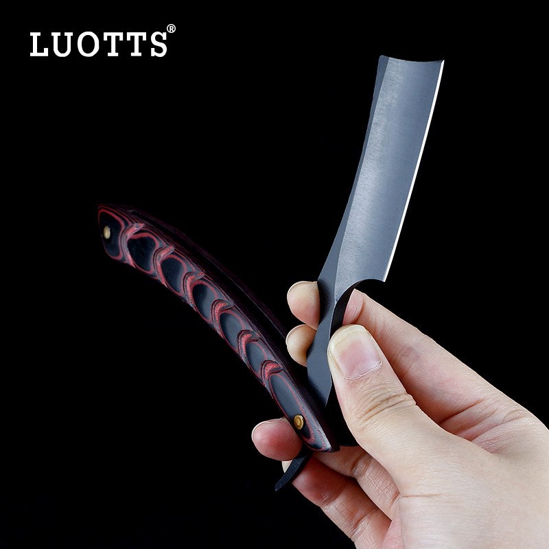 Manual old-fashioned razor all-in-one sharpening shaving razor barber shop hairdressing razor swing knife cloth