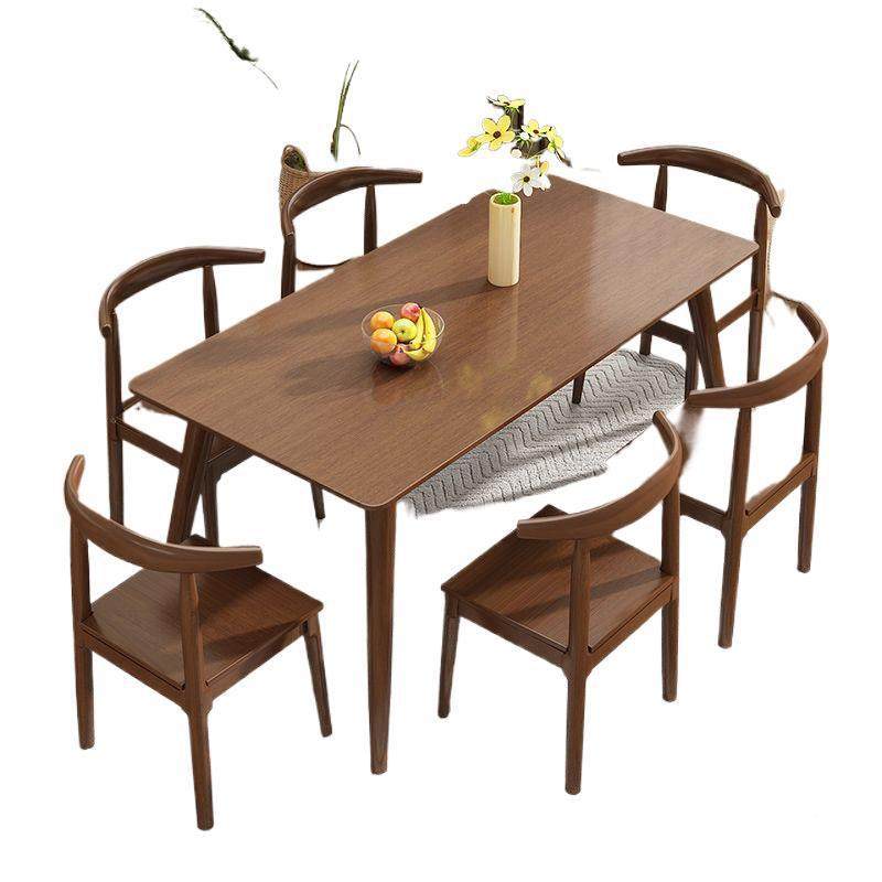 实木餐桌长方形吃桃户饭XJK桌子家胡用小型简约方形饭桌色餐桌椅,淘宝优惠券,粉丝福利购,淘宝优惠卷