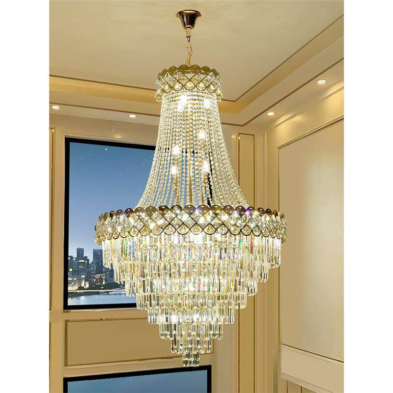 复35式楼大吊灯墅别厅中空简客楼中楼跃层轻奢约长水晶旋转楼梯吊,淘宝优惠券,粉丝福利购,淘宝优惠卷