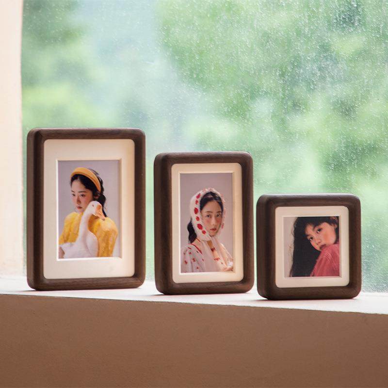 实木榫6卯圆角相框摆台寸78Y/3215摆1寸0A4冲洗照片装裱画框黑胡,淘宝优惠券,粉丝福利购,淘宝优惠卷