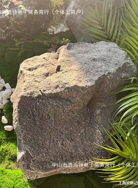 PU泡沫黄色石头楼梯下造景沙tlzny%lz漠悬石浮假山石摄拍岩道具