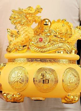 网红爆款钱罐创办意新款聚宝盆摆件客存厅玄公关DY362073电视柜室