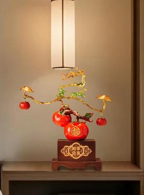 五福临葫UUQ芦摆件入户进门玄关装品轻奢门高档客厅高级感乔迁饰