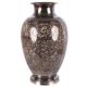 Pakistani copper 16-inch hand-carved colorful dot altar vase retro N big belly copper vase home decoration