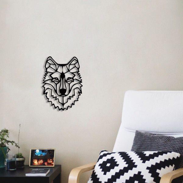 嘻哈狼头线条动物墙面背景挂件装饰卧室客厅走廊金属壁饰铁艺饰品,淘宝优惠券,粉丝福利购,淘宝优惠卷