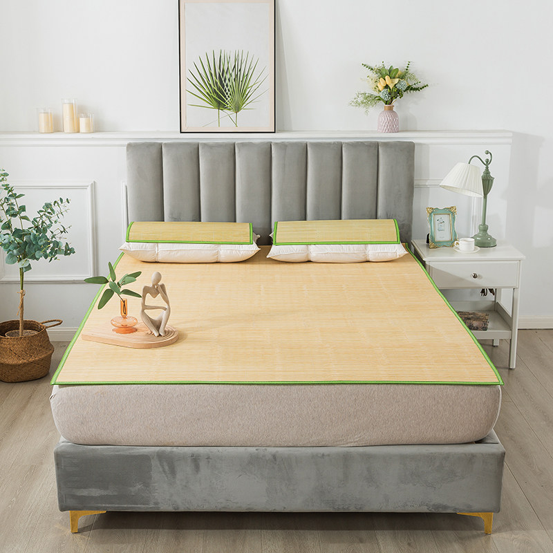 新品夏季竹凉席学生席子0.9宿舍1.2单人床家用1.5竹席1.8直筒老式,淘宝优惠券,粉丝福利购,淘宝优惠卷