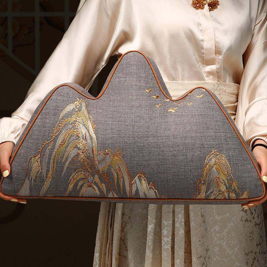 中式客厅枕坐垫抱枕靠山形沙发异靠垫峰中国风腰枕枕靠other背山,淘宝优惠券,粉丝福利购,淘宝优惠卷